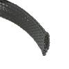 Cable braid snake skin 4mm, black