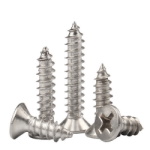 Stainless steel screw KA 1.4x8mm countersunk. PH stainless steel 304