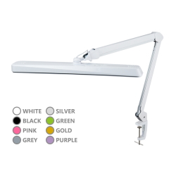 Table lamp on a clamp 9505LED-24-С dimming 117LED, 24W GRAY
