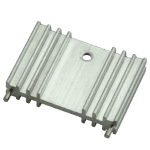 Aluminum radiator<gtran/> 22*32*7MM TO-220 aluminum heat sink (w/pin)