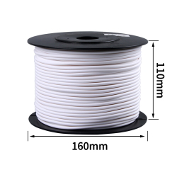 Insulating tube PVC white 3.0 mm ROLL 0.9 kg