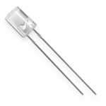 5mm cylinder LED White cold, long legs